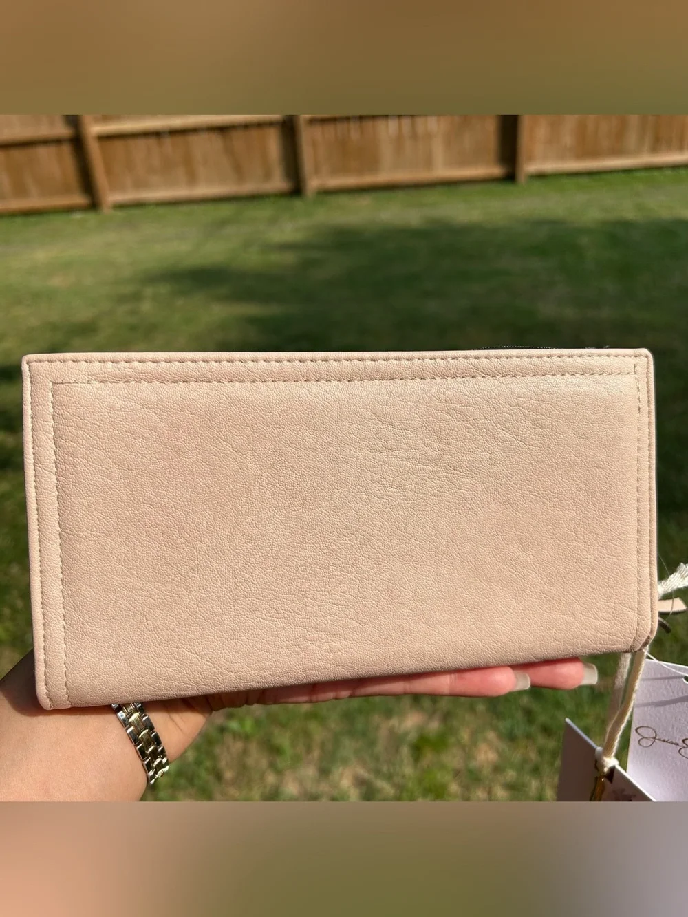 NWT Jessica Simpson Bifold Wallet Sandstone